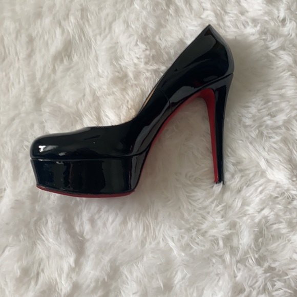 Christian Louboutin Black and Red Pumps - Picture 4 of 10